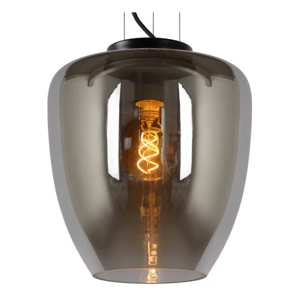 Lucide FLORIEN - Lámpara colgante - Ø 28 cm - 1xE27 - Ahumado - detalle 2